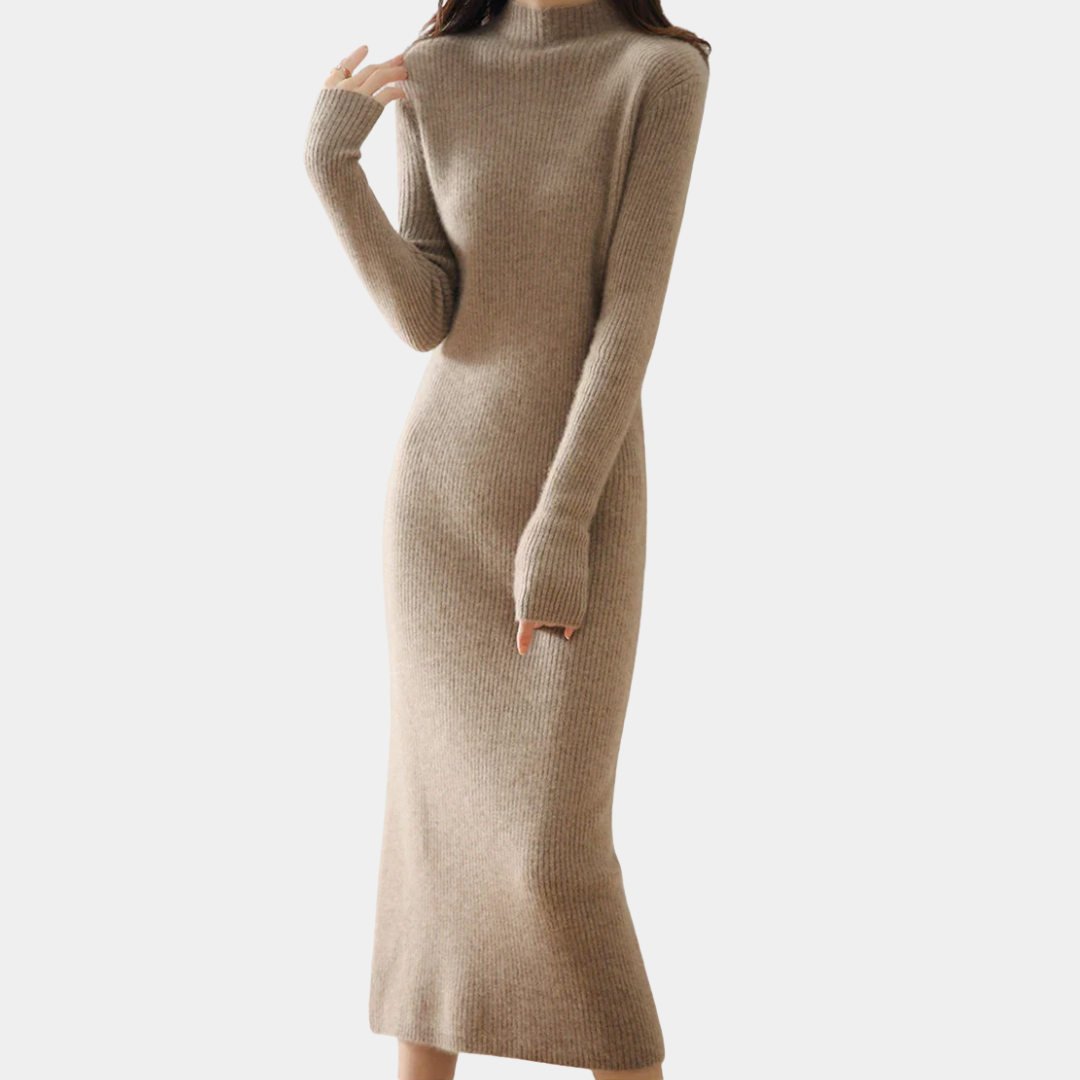 Murphy Mode | Women’s Slim Fit Knitted Wool Dress