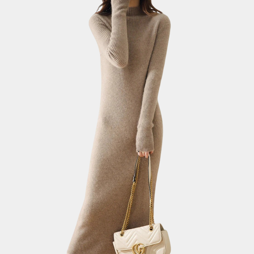 Murphy Mode | Women’s Slim Fit Knitted Wool Dress