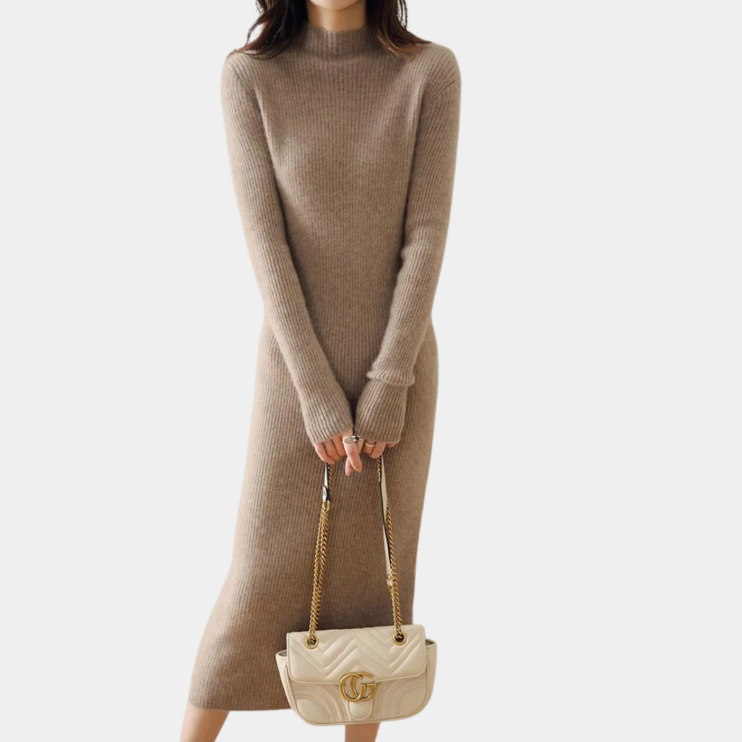 Murphy Mode | Women’s Slim Fit Knitted Wool Dress