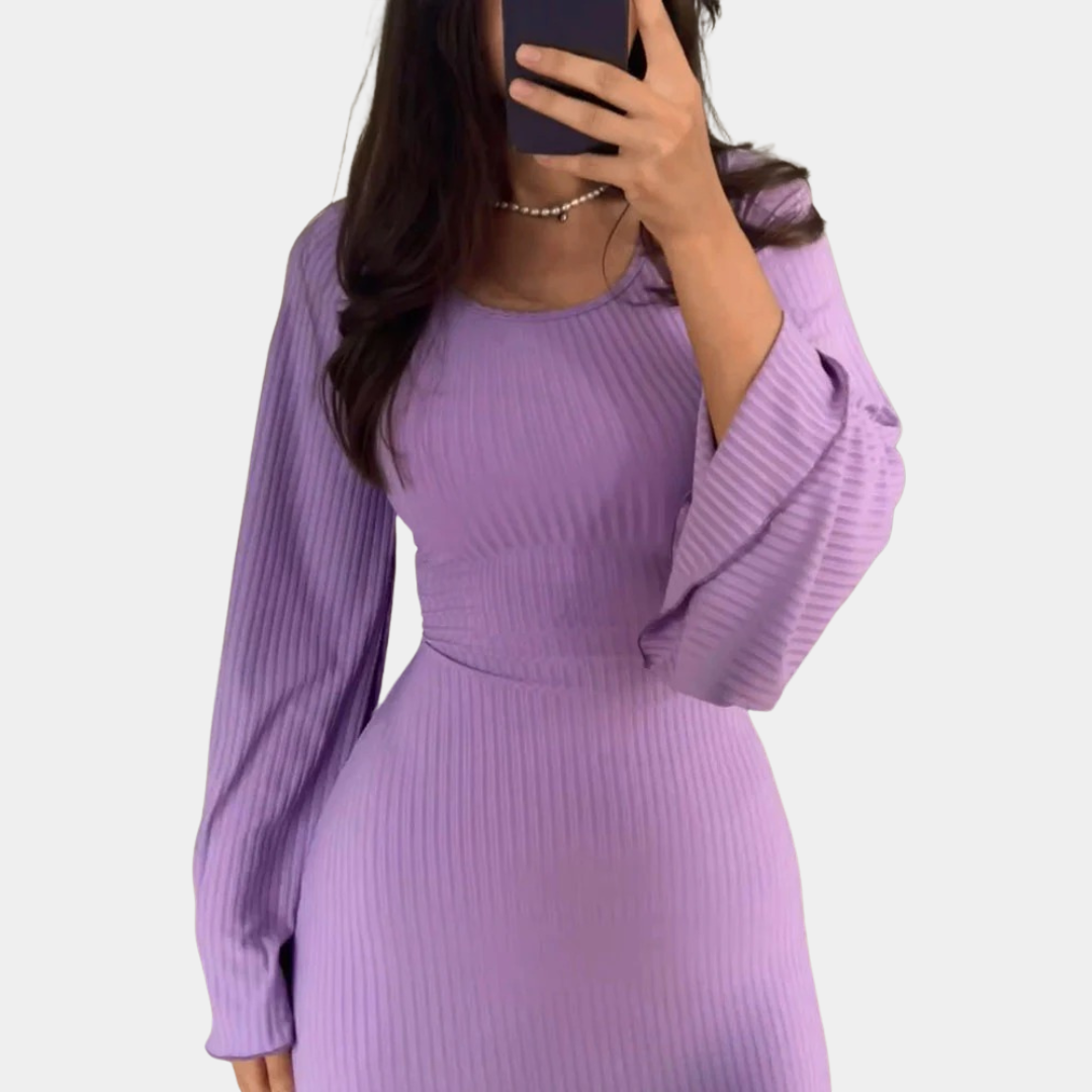 Murphy Mode | Women’s Long Sleeve Knitted Dress