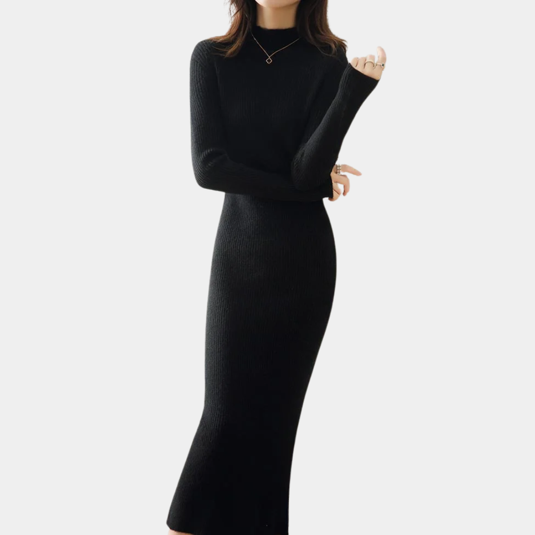Murphy Mode | Women’s Slim Fit Knitted Wool Dress