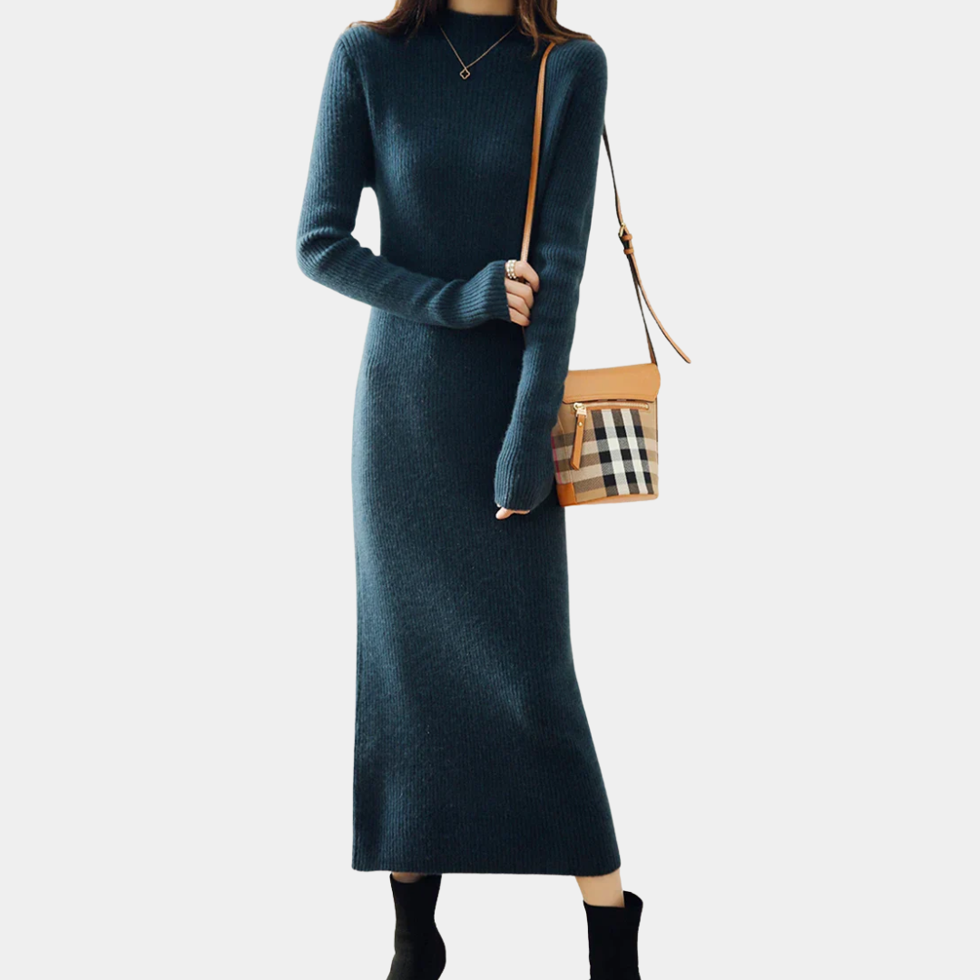 Murphy Mode | Women’s Slim Fit Knitted Wool Dress
