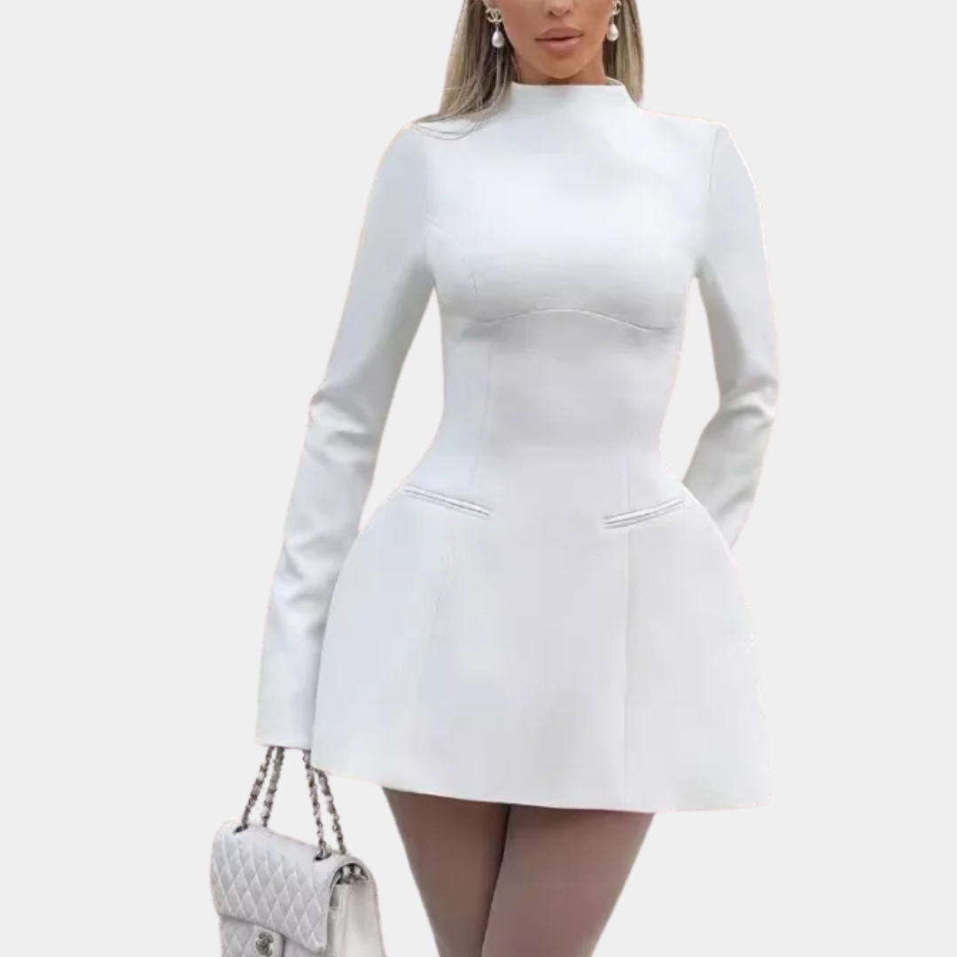 Murphy Mode | Women’s Long Sleeve A-Line Mini Dress