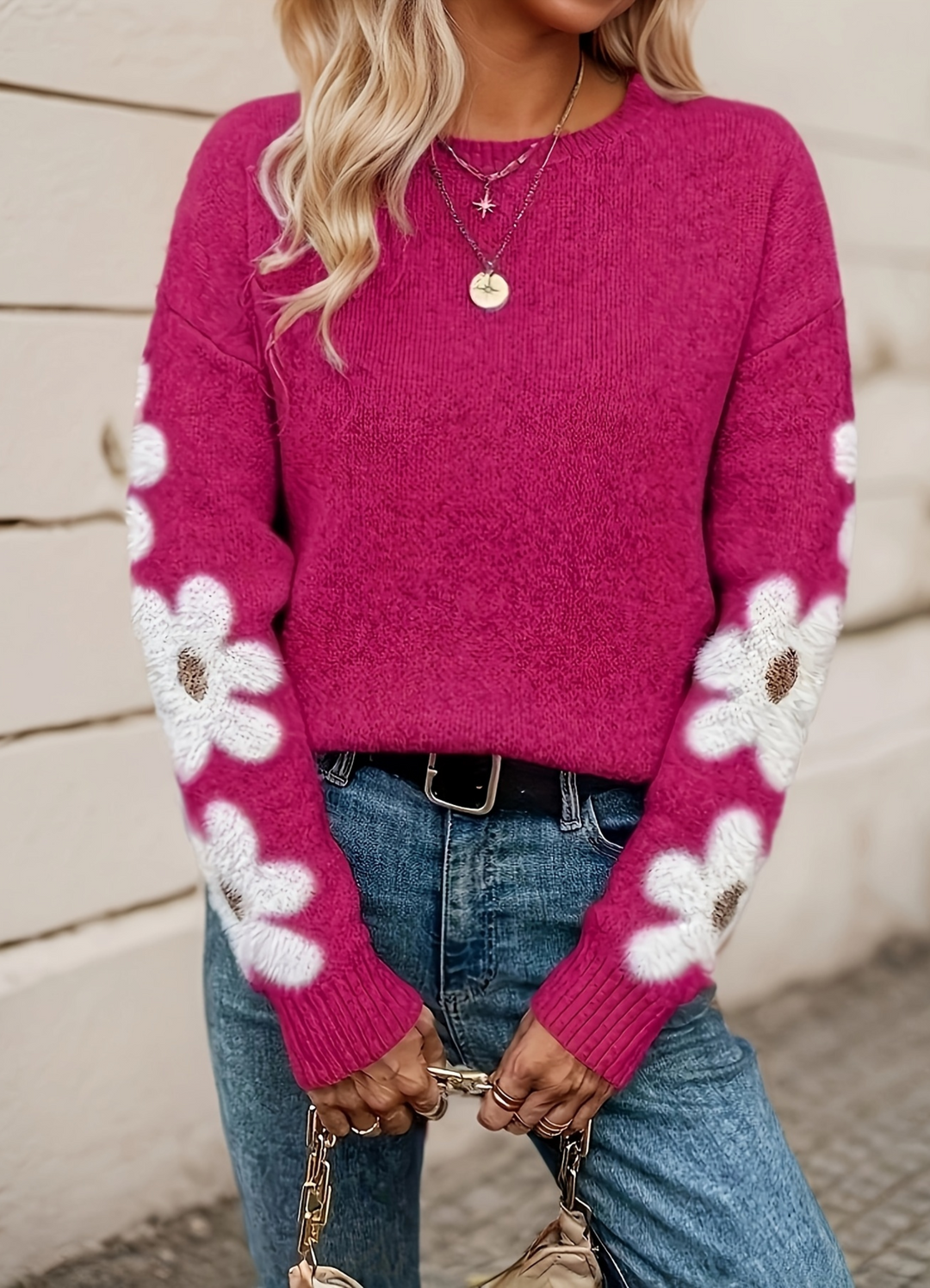 Lila Playful Sweater