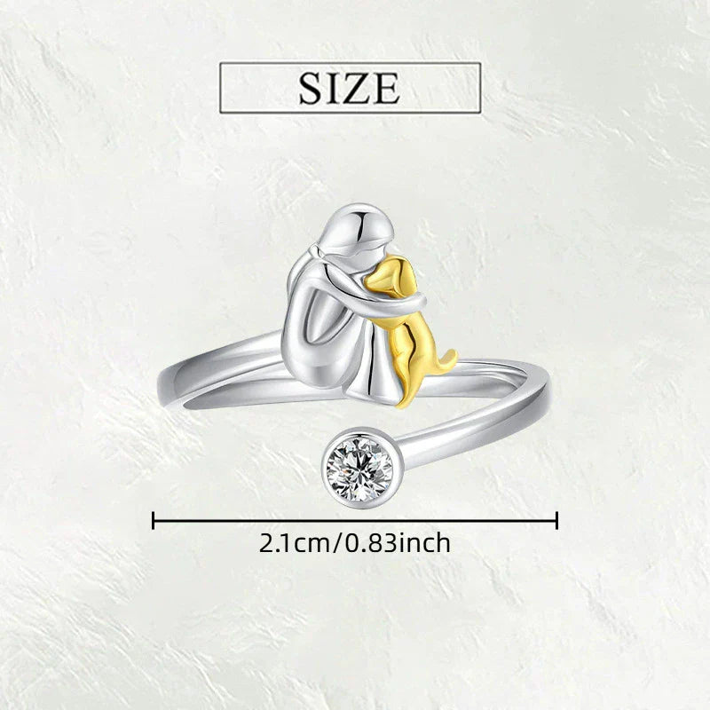 Waverly | Dog Embrace Ring