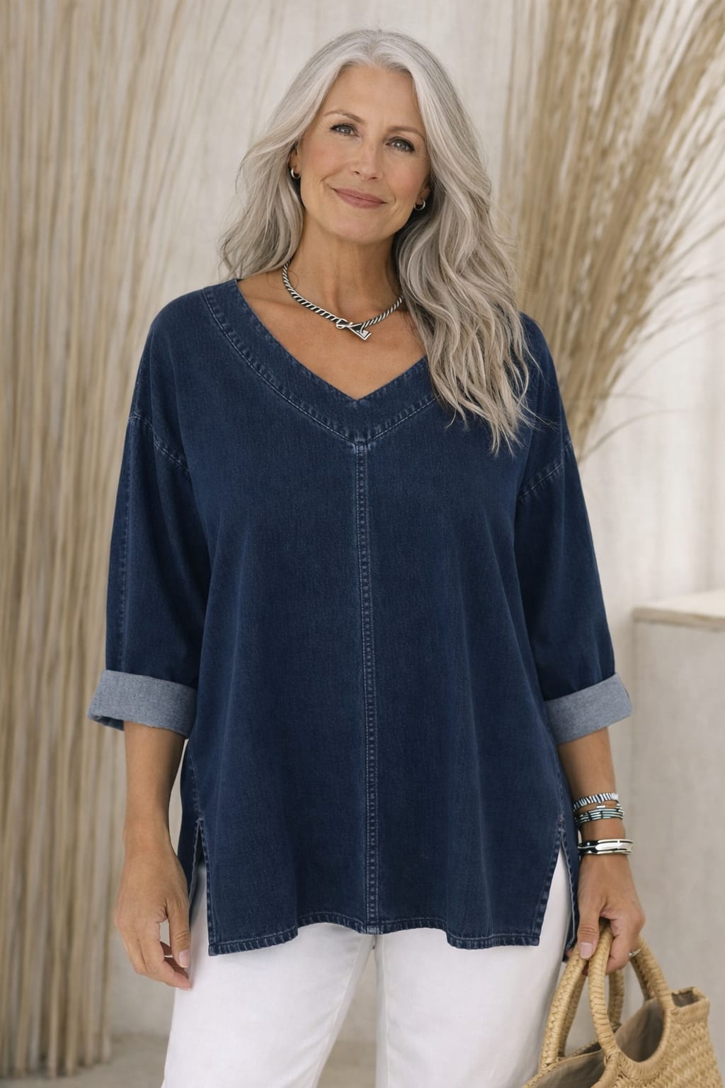 Jenelyn - Timeless Denim Shirt