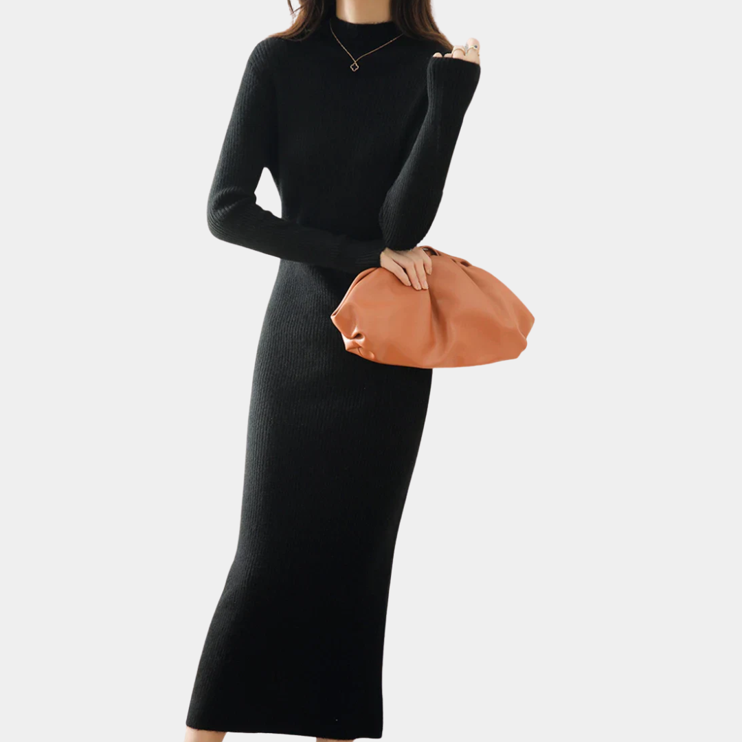 Murphy Mode | Women’s Slim Fit Knitted Wool Dress