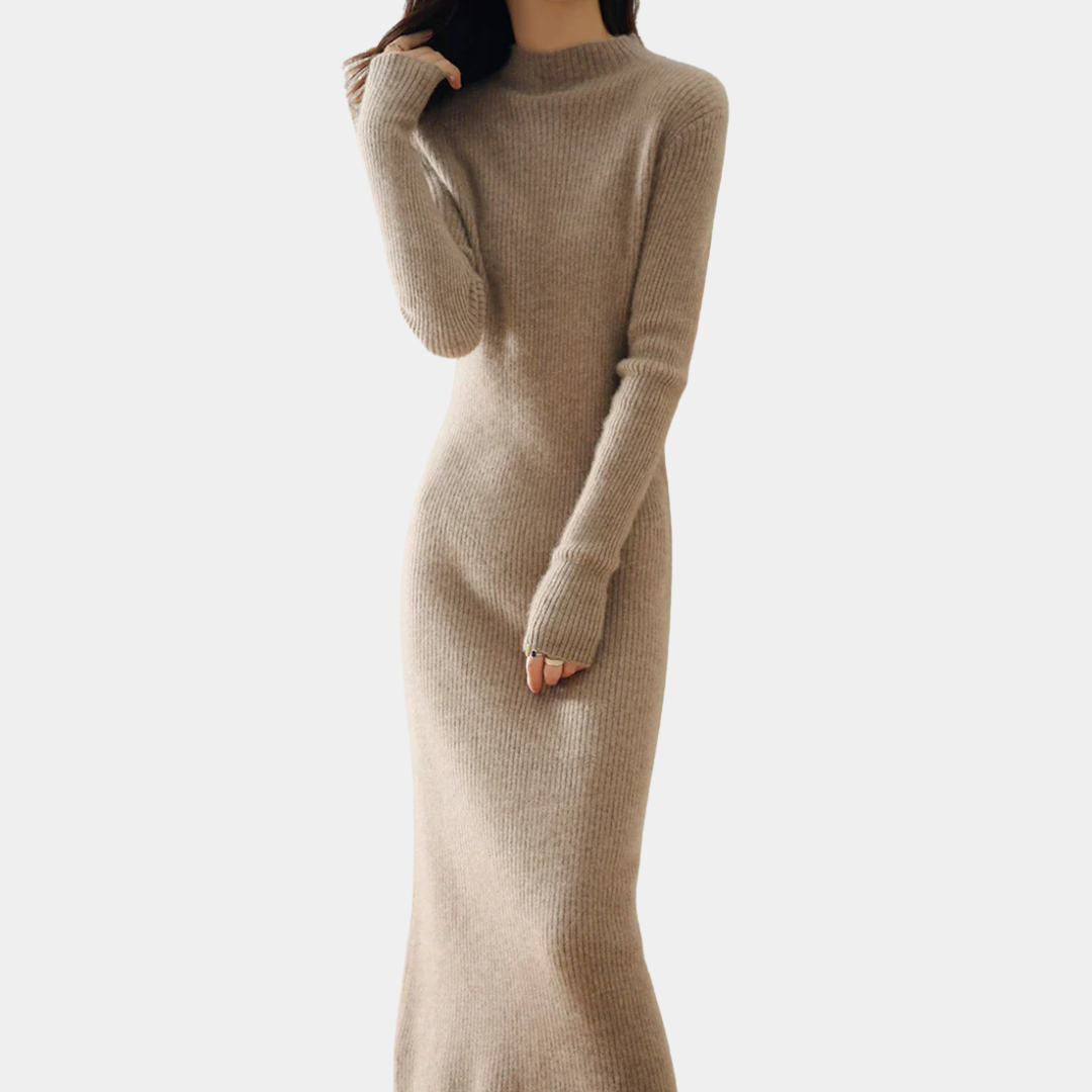 Murphy Mode | Women’s Slim Fit Knitted Wool Dress