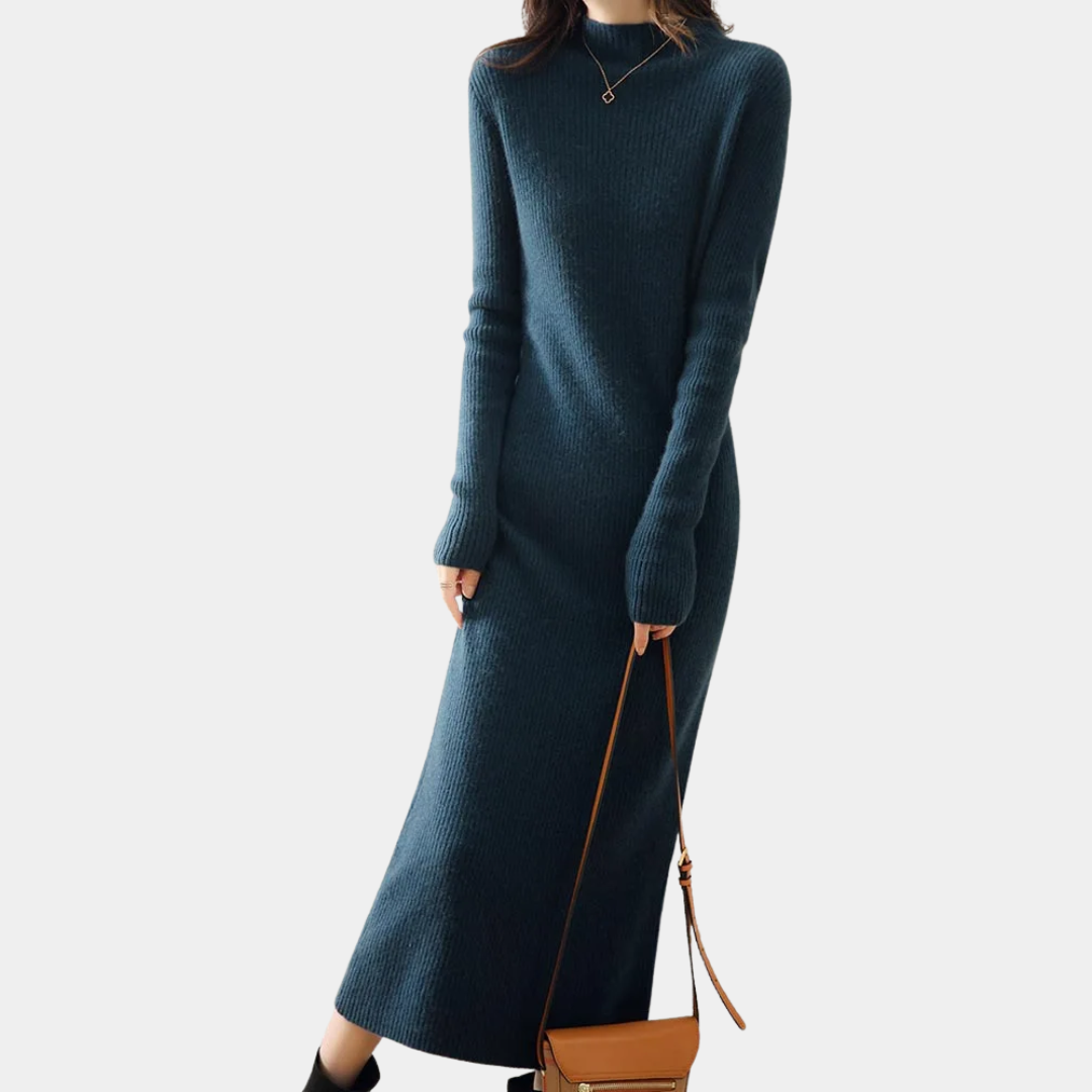 Murphy Mode | Women’s Slim Fit Knitted Wool Dress
