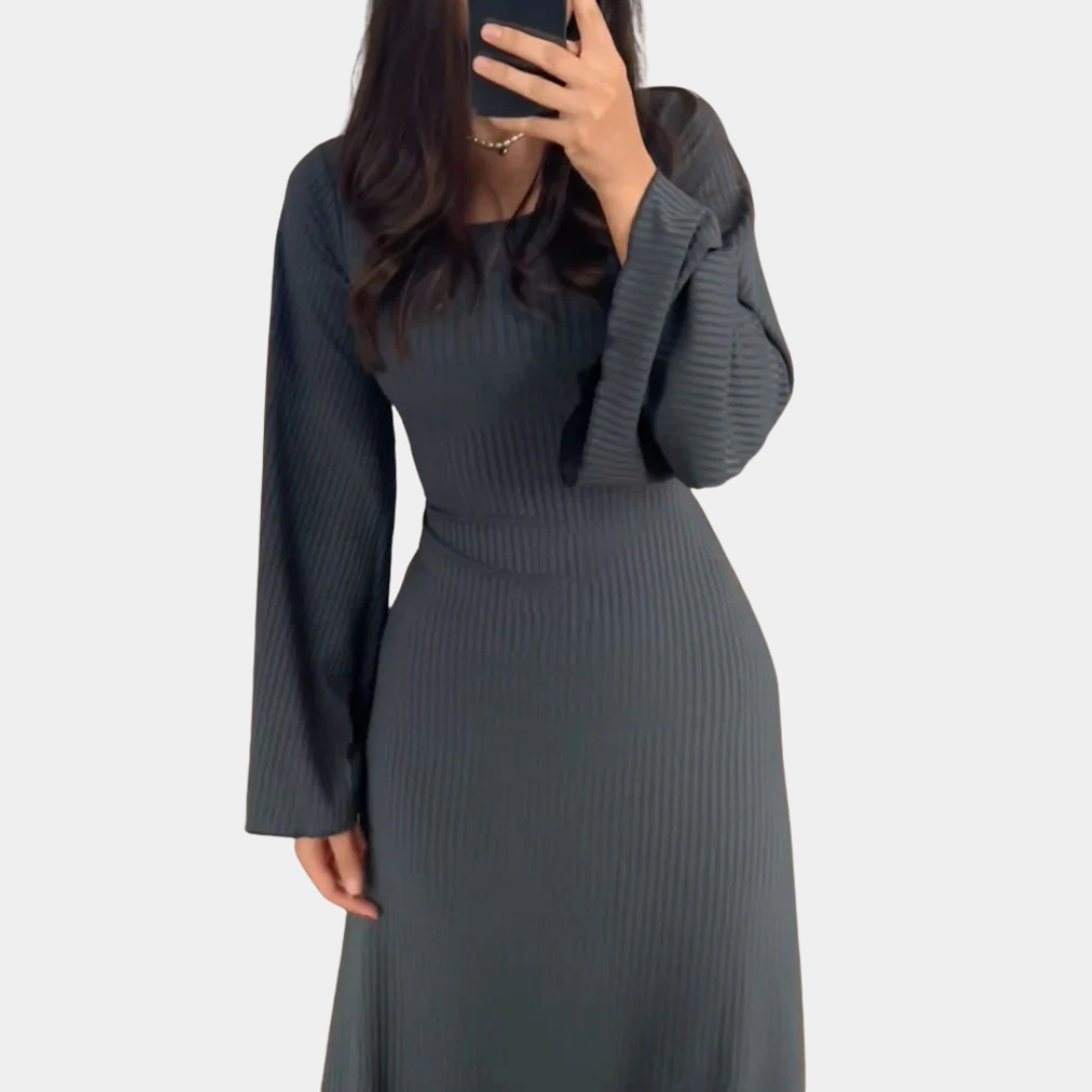 Murphy Mode | Women’s Long Sleeve Knitted Dress