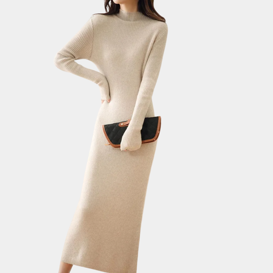 Murphy Mode | Women’s Slim Fit Knitted Wool Dress