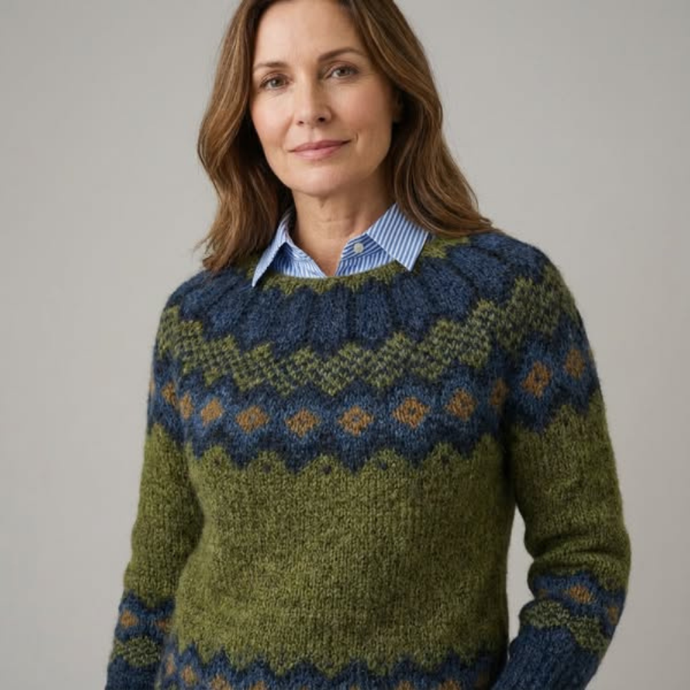 Jessica™ | Heritage Nordic Knit Jumper