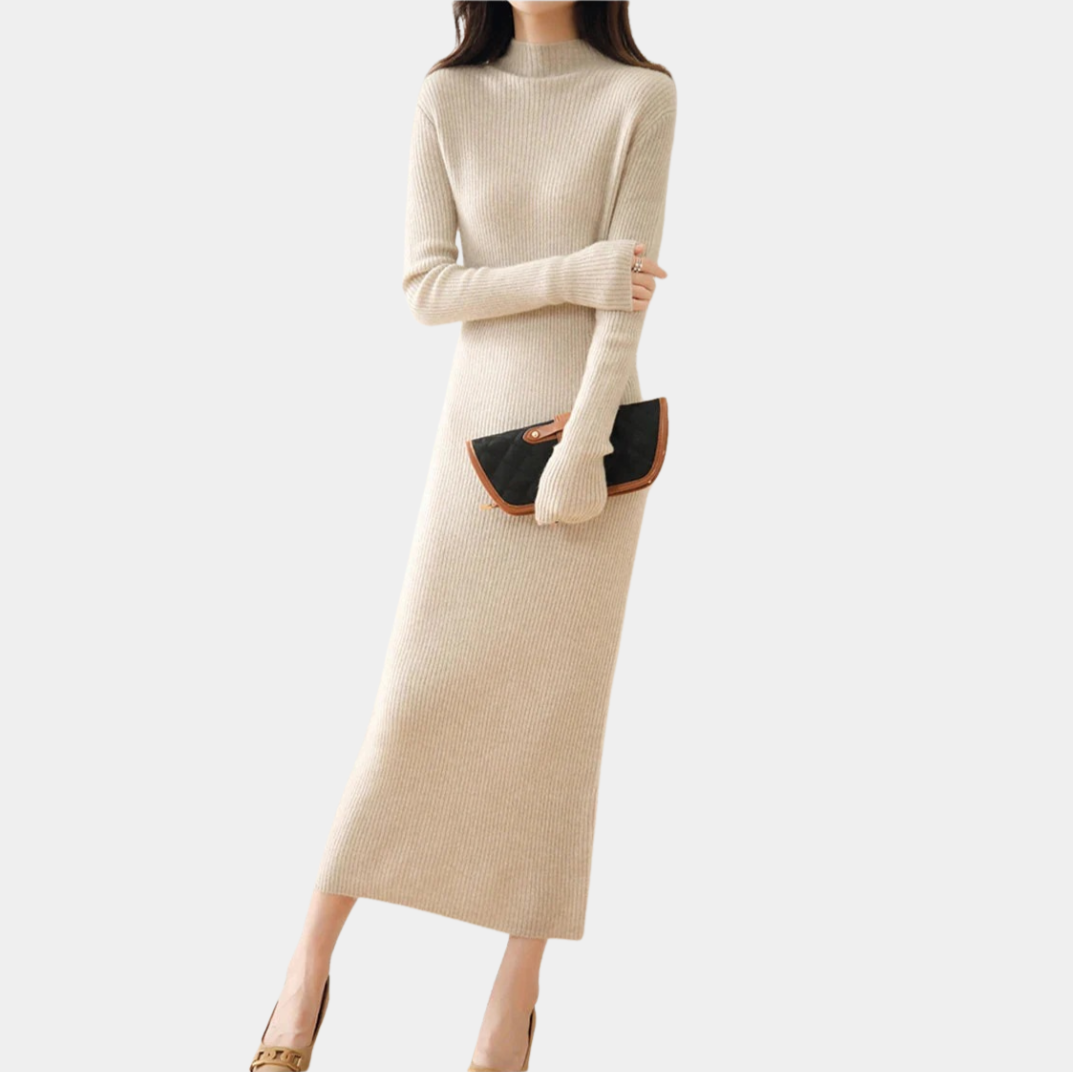 Murphy Mode | Women’s Slim Fit Knitted Wool Dress