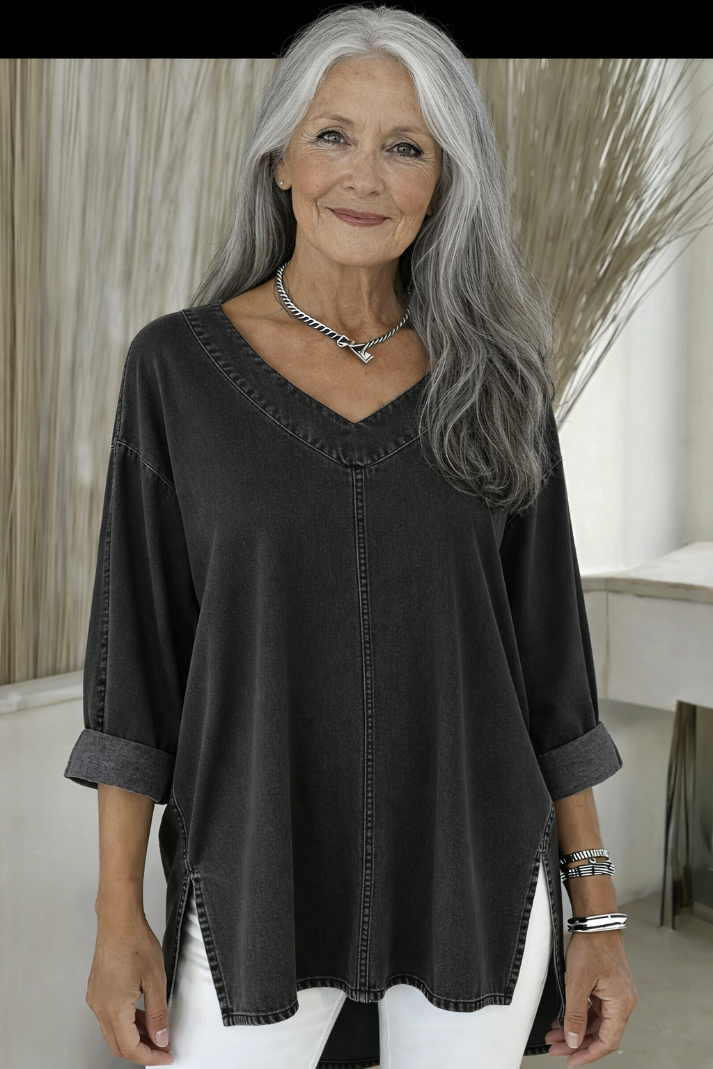 Jenelyn - Timeless Denim Shirt